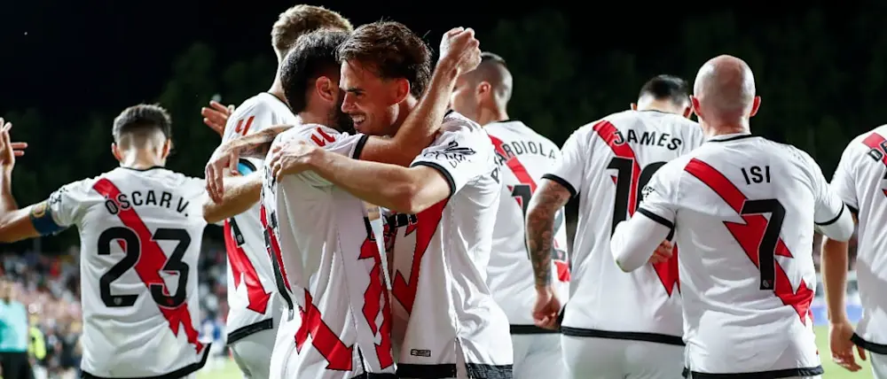 football 2024 spain laliga rayo vallecano goal celebration