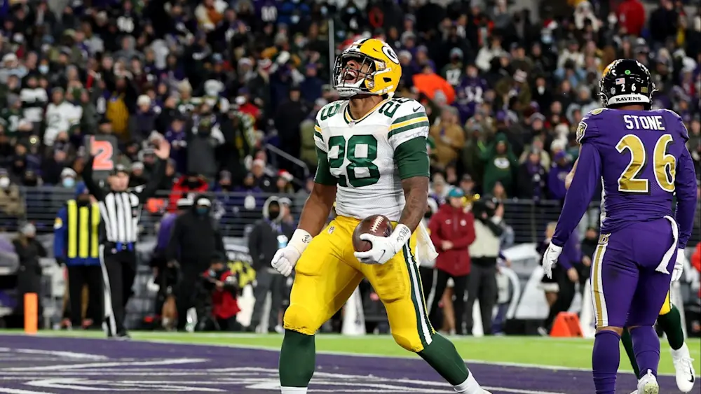 AJ Dillon Packers TD