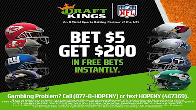 DraftKings Bet $5, Win $200 Helmet