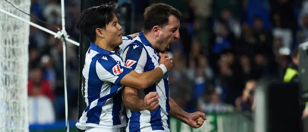 2024 football spain liga ea sport real sociedad oyarzabal kubo goal
