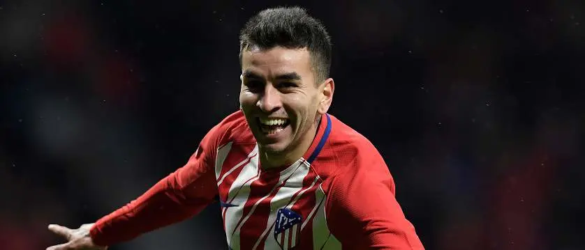 r football atletico correa celebrating