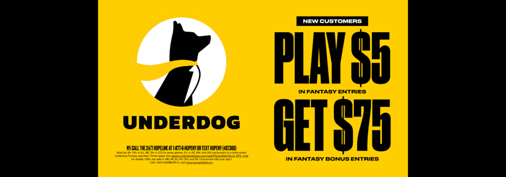 Underdog $75 Promo Code ODDS