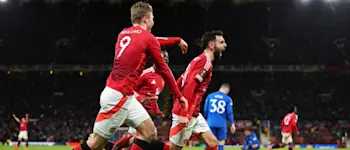 football 2025 europa league manchester united bruno fernandes goal celebration
