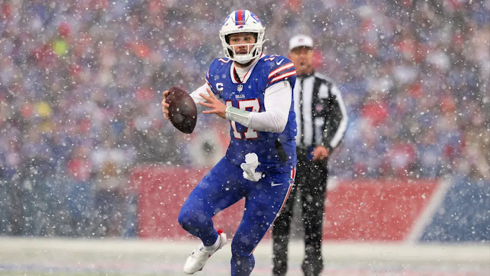 Josh Allen Bills Snow