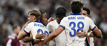 2024 football conference league chelsea goal away celebration