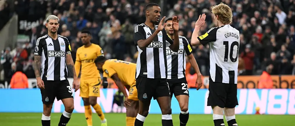 football 2025 england premier league newcastle isak goal celebration