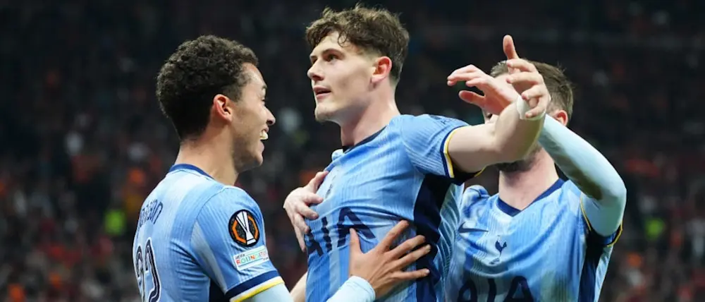 football 2024 europa league tottenham away goal celebration