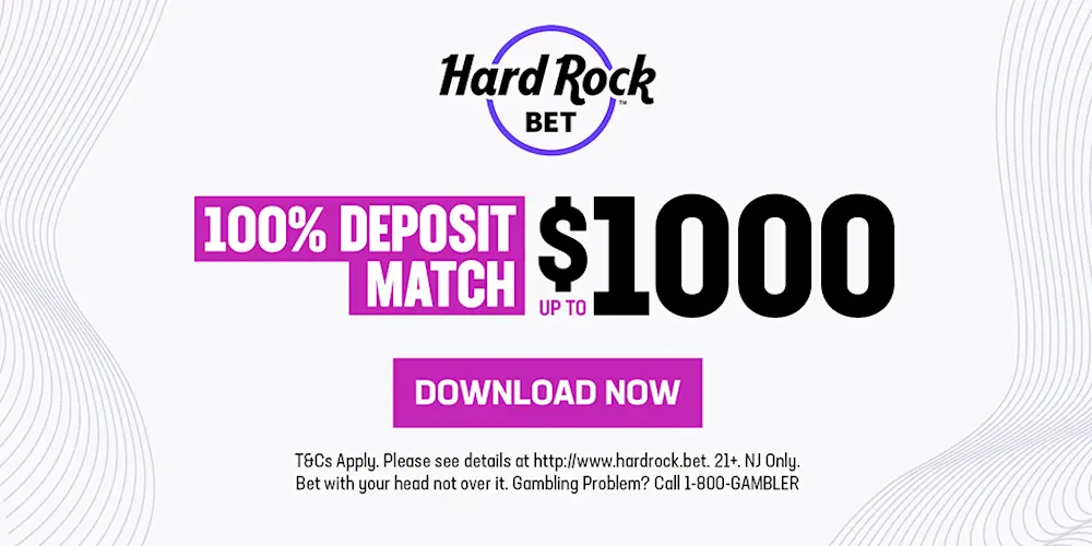 Hard Rock Bet Casino: $1000 Deposit Match
