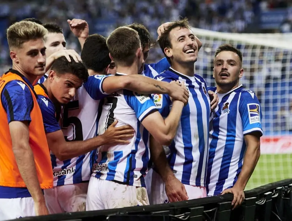 r football liga real sociedad celebrations 2022