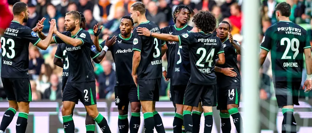 football 2024 netherlands feyenoord away goal celebration