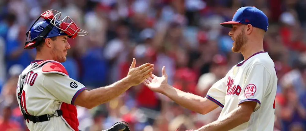 Zack Wheeler Phillies High Five
