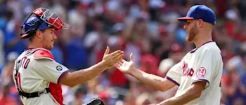 Zack Wheeler Phillies High Five