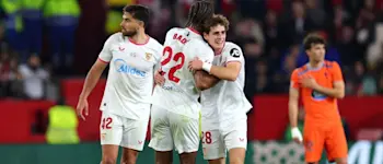 football 2024 spain liga ea sport sevilla bade goal celebration