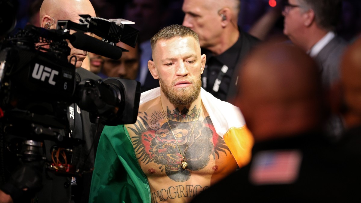 Conor McGregor entering UFC Octagon