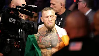 Conor McGregor entering UFC Octagon