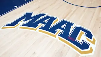 MAAC basketball court