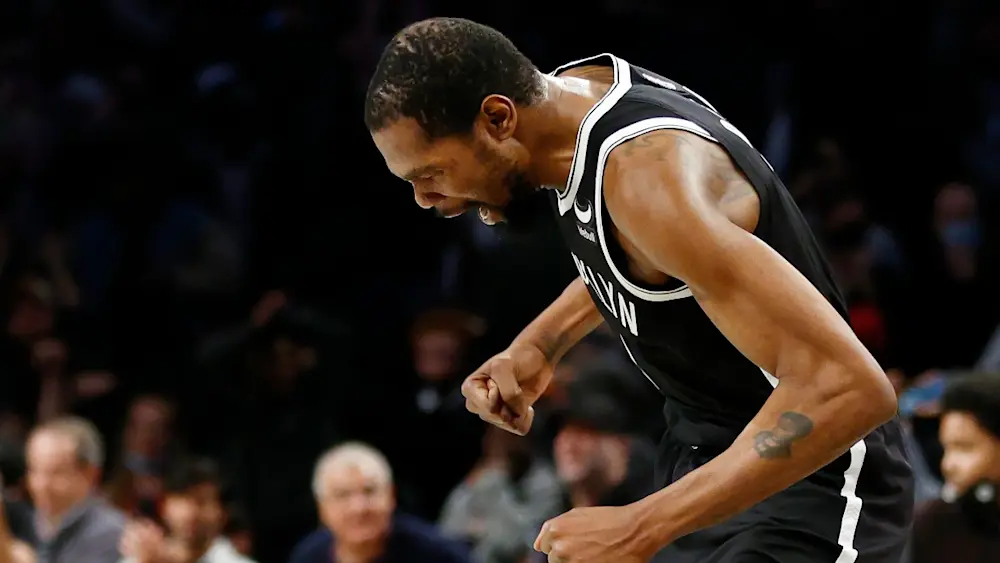 Kevin Durant Nets Yell