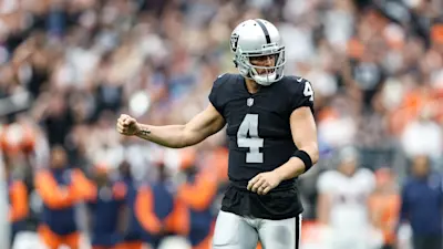 Derek Carr Raiders Pumped