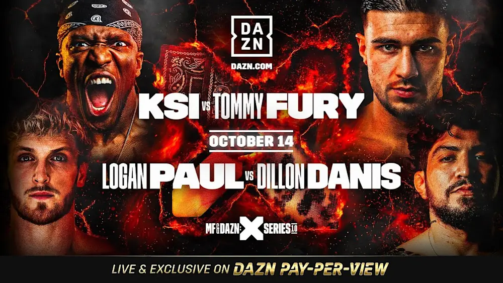 KSI Fury Logan Paul Danis DAZN
