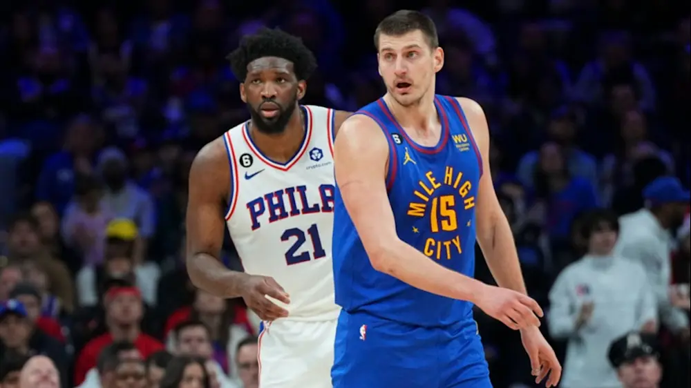 Nikola Jokic and Joel Embiid