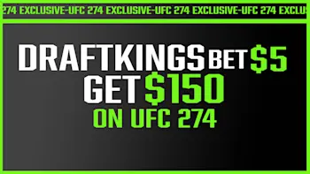 DraftKings Bet $5, Win $150 UFC Text