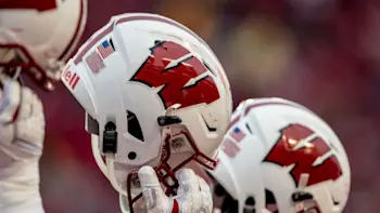 Wisconsin Football Helmets