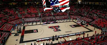 College Basketball Texas Tech Court