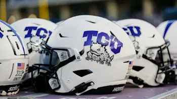TCU Football Helmets