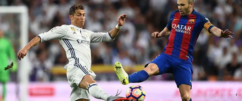 r football el clasico cr7 iniesta