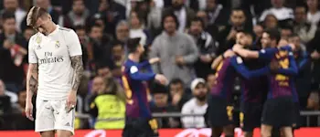 r football madrid barca celebration 2019