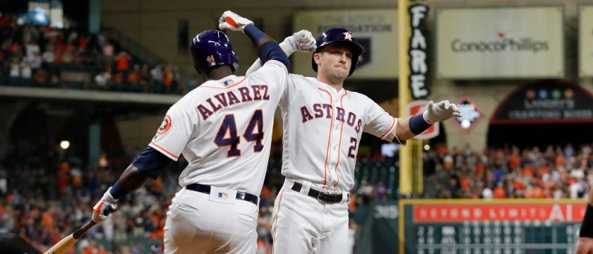 Astros Yordan Alvarez Alex Bregman