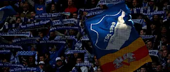 r football bundesliga hoffenheim fans flag