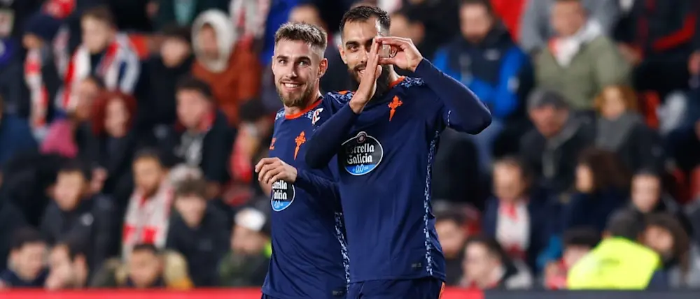 football 2024 spain liga ea sport celta borja iglesias mingueza goal celebration