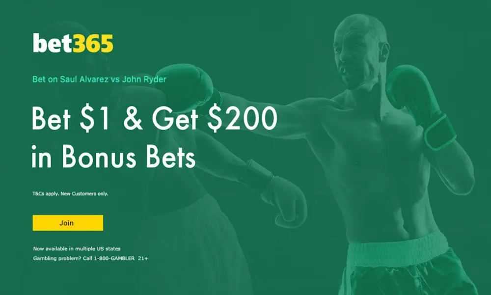 Bet365 Alvarez vs Ryder | YardBarker