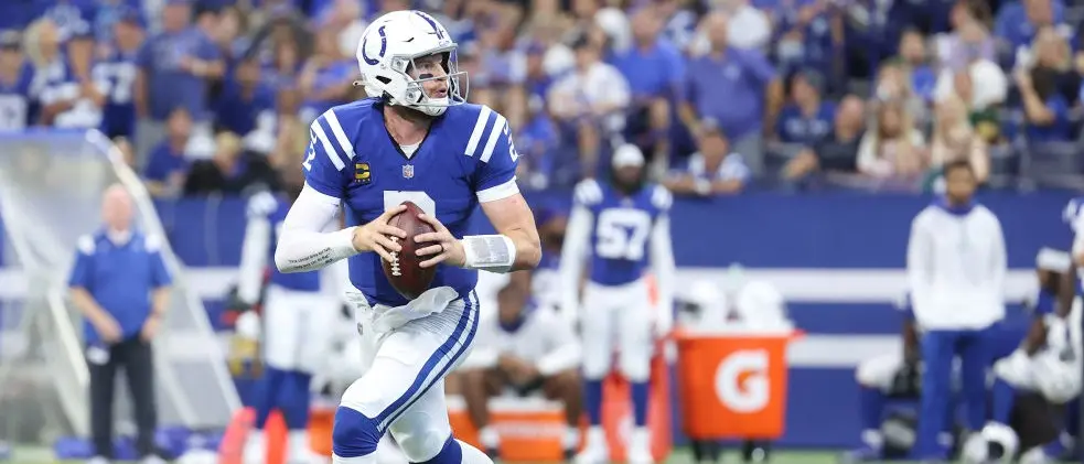 Carson Wentz Colts QB Roll Out
