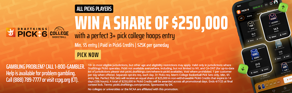 Pick 6 March Madness