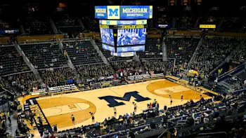 Michigan Wolverines Basketball Court