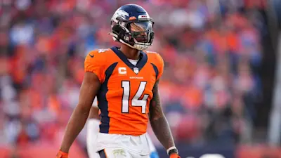 Denver Broncos Courtland Sutton On Field