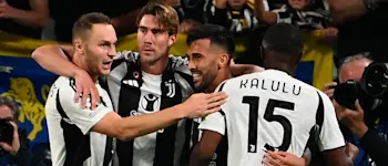 2024 football champions league juventus celebration goal