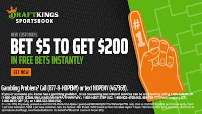 DraftKings Bet $5, Get $200 Instantly