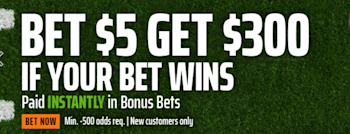 DraftKings Bet $5 Get $300 Playoffs