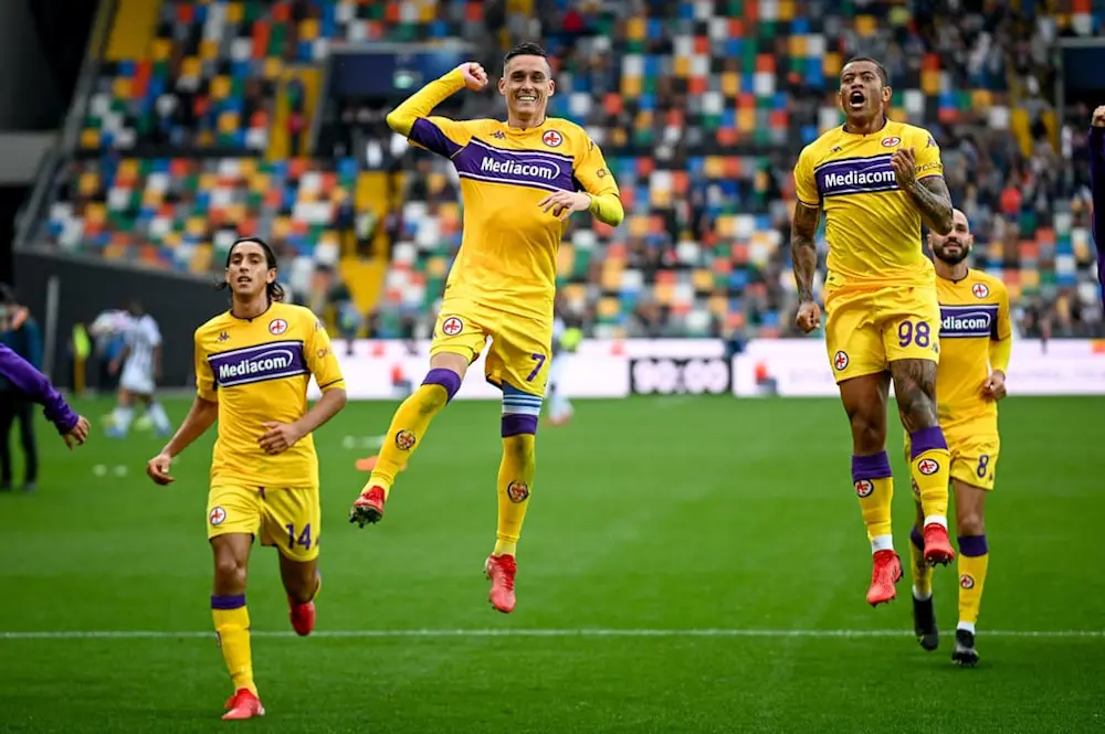 r football serie a fiorentina celebrations 2022