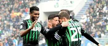 r football seriea sassuolo celebrations