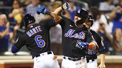 New York Mets Starling Marte & Pete Alonso
