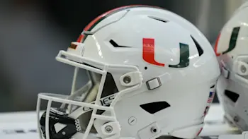 Miami Hurricanes Football Helmet