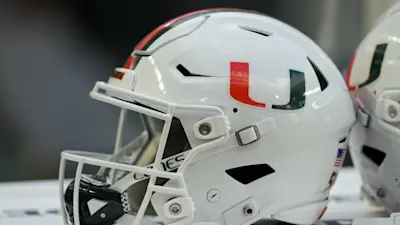 Miami Hurricanes Football Helmet