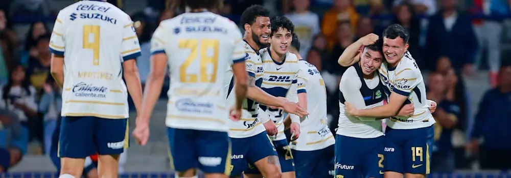 football 2025 mexico liga mx pumas goal celebration
