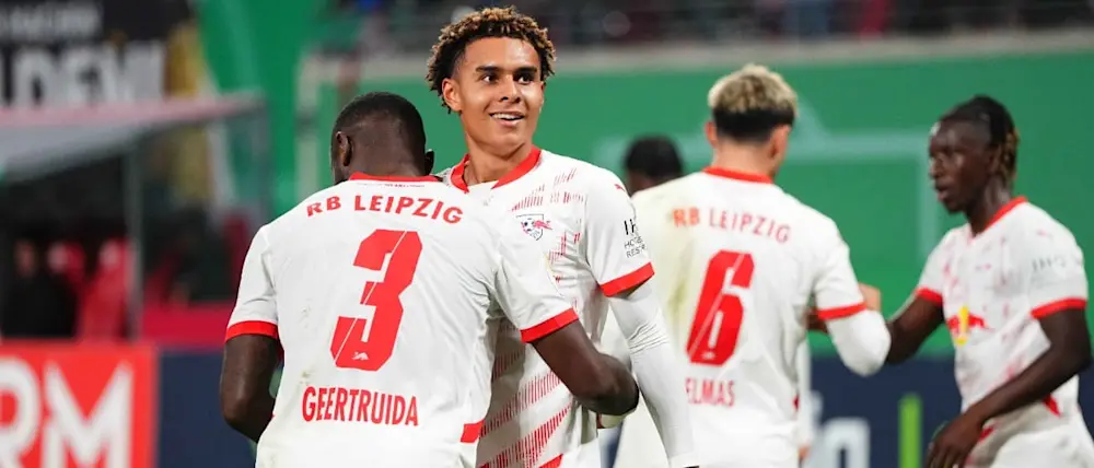 2024 football germany bundesliga rb leipzig goal celebration