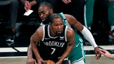 Kevin Durant Nets Against Celtics