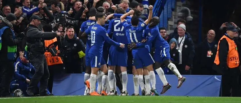 r football premierleague chelsea1718 celebrating new